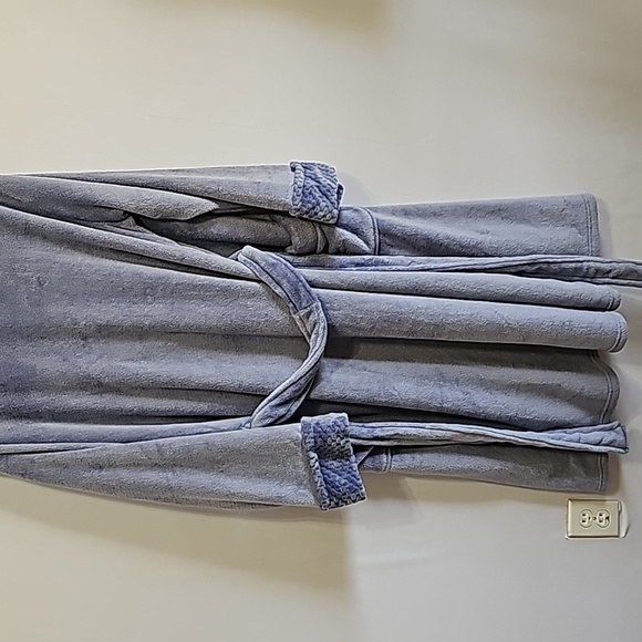 Robe Long Plush Belted Carole Hochman XL - Picture 7 of 10